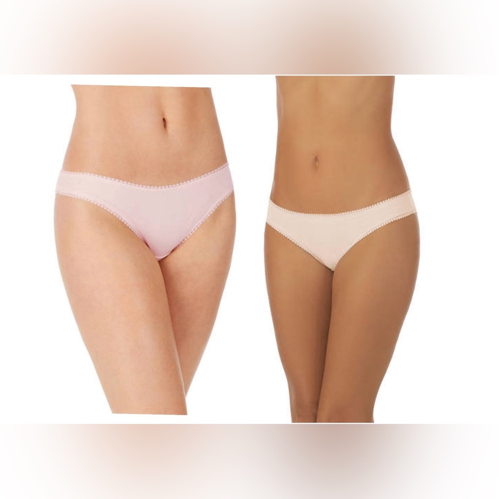 (2) ON GOSSAMER Cabana Cotton Bikini Underwear
